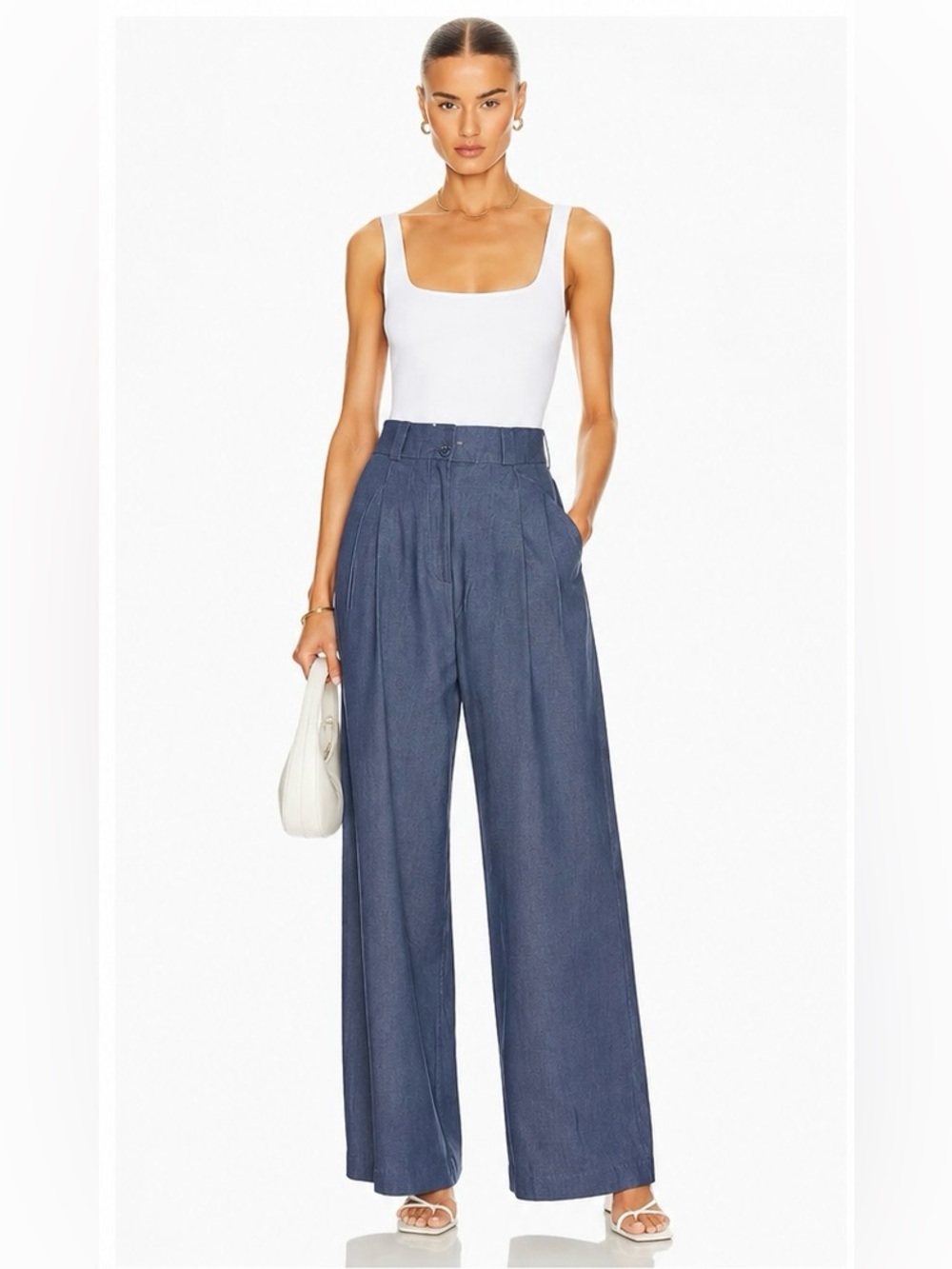 Maria de la Orden High-Waisted Wide Leg Trousers – Small